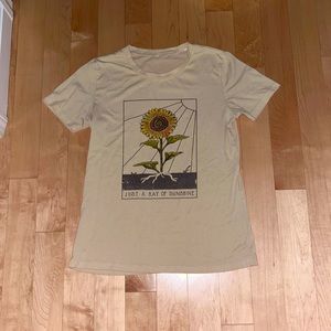 women’s small t-shirt, very comfortable, super light on skin